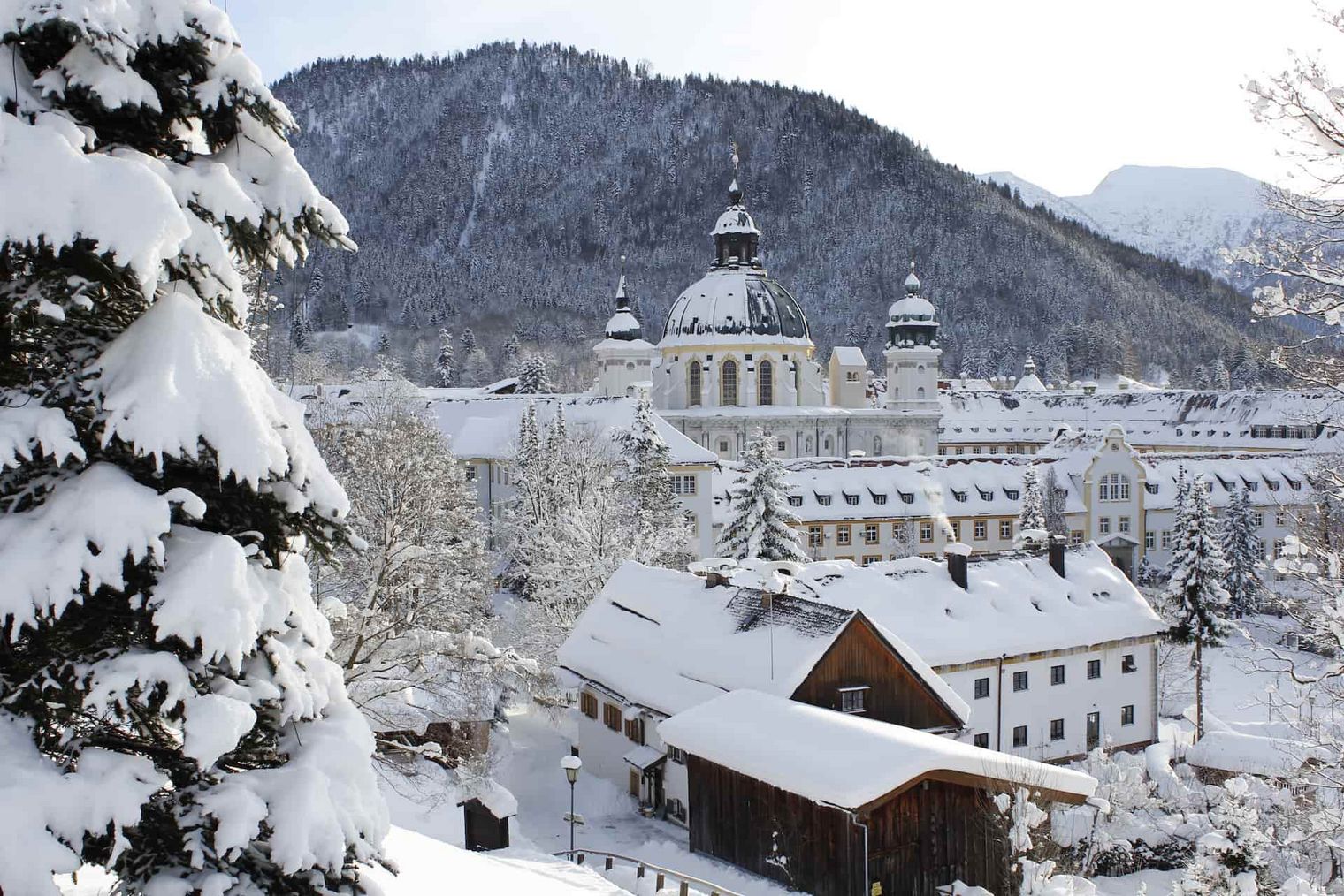 Winterstimmung Kloster Ettal